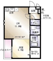 島本駅 徒歩9分 3階の物件間取画像